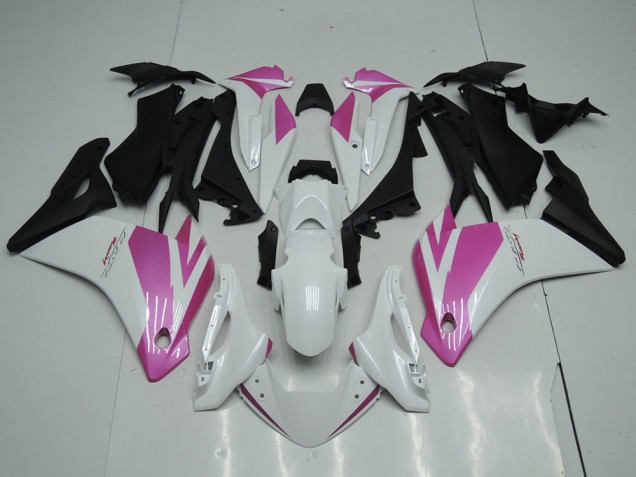 2011-2015 Honda CBR250RR Motorcycle Fairings - White Pink Matte Black Canada