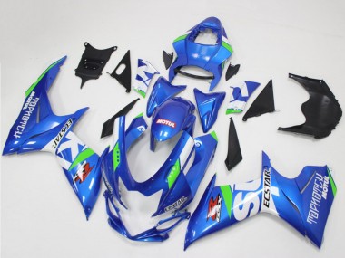 2011-2024 Suzuki GSXR 600/750 Motorcycle Fairings - Blue White Green Canada