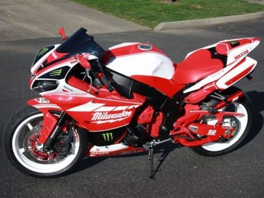 2012-2014 Yamaha YZF R1 Motorcycle Fairings - White Red Black Green Milwaukee Maxxis Monster Canada