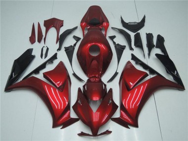 2012-2016 Honda CBR1000RR Motorcycle Fairing - Red Black Canada