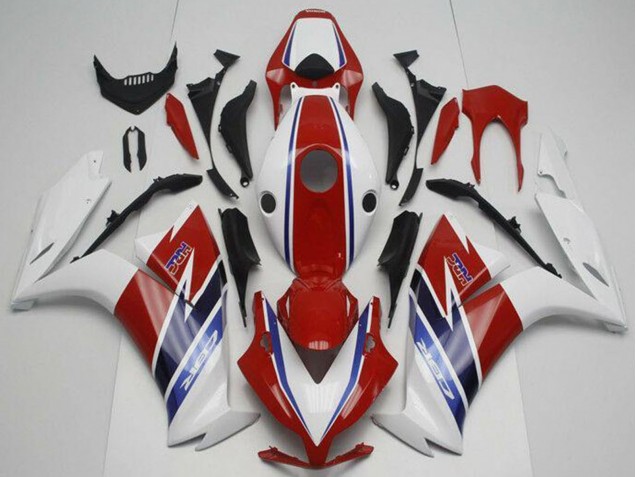 2012-2016 Honda CBR1000RR Bike Fairings - White Red Blue Canada
