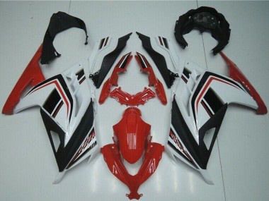 2013-2024 Kawasaki Ninja 300 EX300R Motorcycle Fairings - White Red Black Canada