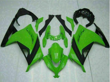 2013-2024 Kawasaki Ninja 300 EX300R Motorcycle Fairings - Green Black Canada