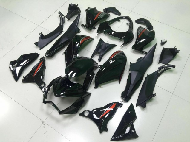 2013-2018 Kawasaki Z800 Motorcycle Fairings - Glossy Black Red Silver Canada