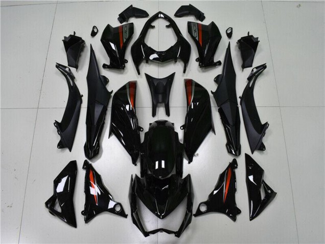 2013-2018 Kawasaki Z800 Motorcycle Fairings - Glossy Black Red Silver Canada