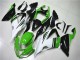2013-2018 Kawasaki ZX6R Motorcycle Fairings - Green White Glossy Black Canada