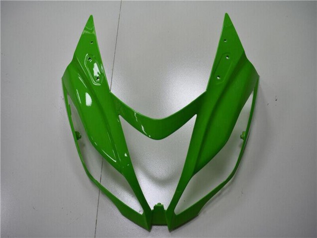 2013-2018 Kawasaki ZX6R Bike Fairings - Green Glossy Black Canada