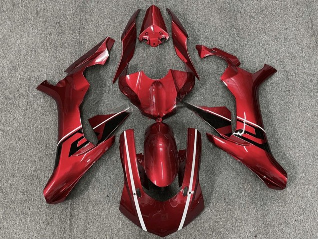 2015-2019 Yamaha YZF R1 Motorcycle Fairings - Red White Black Canada