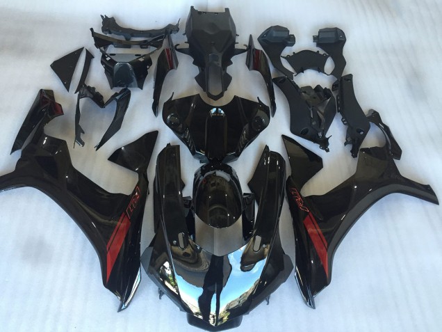 2015-2019 Yamaha YZF R1 Motorcycle Fairings - Glossy Black Red Canada