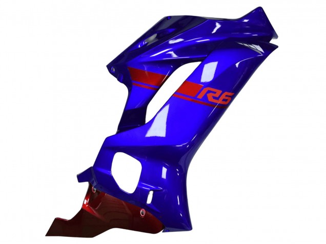 2017-2023 Yamaha YZF R6 Motorcycle Fairings - Blue Red Canada