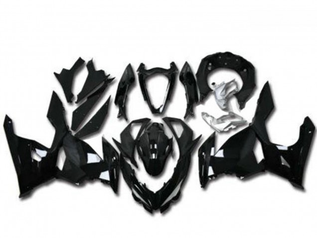 2018-2024 Kawasaki EX400 Motorcycle Fairings - Glossy Black Canada
