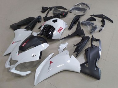 2012-2018 Aprilia RS4 50 125 Motorcycle Fairings - White Matte Black Canada