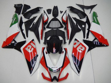 2009-2015 Aprilia RSV4 1000 Motorcycle Fairings - Black Red White Canada