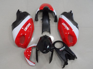 2008-2012 Ducati Monster 696 Motorcycle Fairings - White Red Black Monster Canada