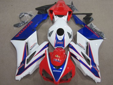 2004-2005 Honda CBR1000RR Motorcycle Fairing Kits - White Red Blue HRC Canada