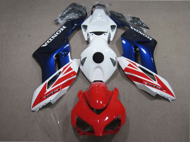 2004-2005 Honda CBR1000RR Motorcycle Fairing Kits - White Red Blue Canada