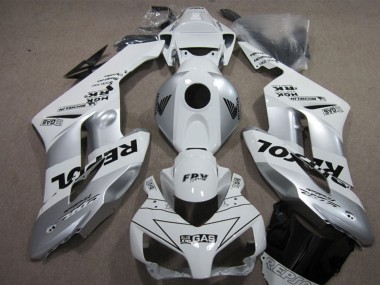 2004-2005 Honda CBR1000RR Motorcycle Fairing Kits - White Silver Black Repsol Canada