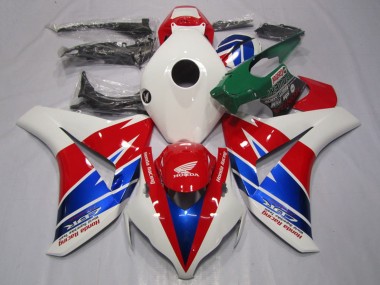 2008-2011 Honda CBR1000RR Motorcycle Fairings - White Red Blue Racing Canada