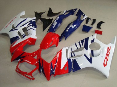 1995-1996 Honda CBR600 F3 Motorcycle Fairings - White Red Blue Canada
