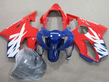 1999-2000 Honda CBR600 F4 Motorcycle Fairings - Red Dark Blue Canada