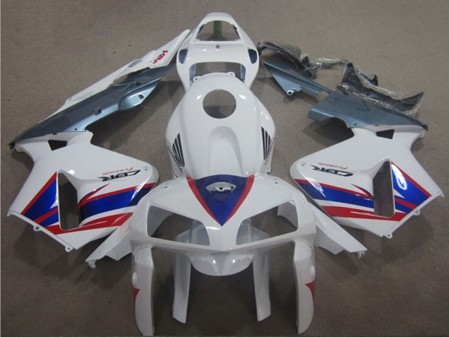 2005-2006 Honda CBR600RR Motorcycle Fairings - White Blue Red Silver Canada