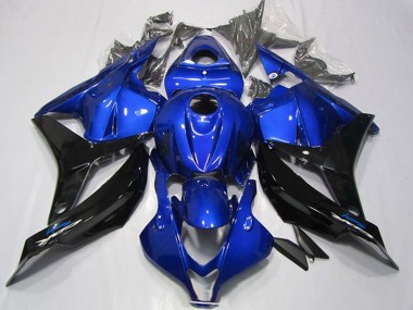 2009-2012 Honda CBR600RR Motorcycle Fairings - Blue Glossy Black Canada