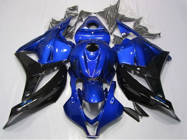 2009-2012 Honda CBR600RR Motorcycle Fairings - Blue Glossy Black Canada
