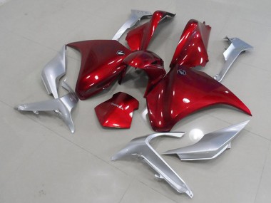 2010-2014 Honda VFR 1200 Motorcycle Fairings - Silver Red Canada