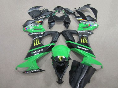 2008-2010 Kawasaki ZX10R Motorcycle Fairings - Green Black Yellow Monster Canada