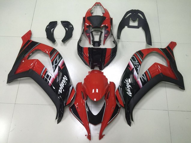 2016-2020 Kawasaki ZX10R Motorcycle Fairings - Maroon Red Glossy Black White Canada