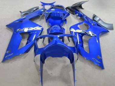 2003-2004 Kawasaki ZX6R Motorcycle Fairing - Blue Canada