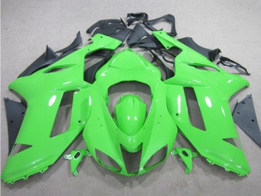 2007-2008 Kawasaki ZX6R Motorcycle Fairings - Green Canada