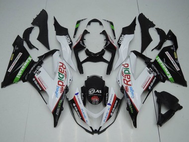 2013-2018 Kawasaki ZX6R Motorcycle Fairings - White Green Black Red Rapid Canada