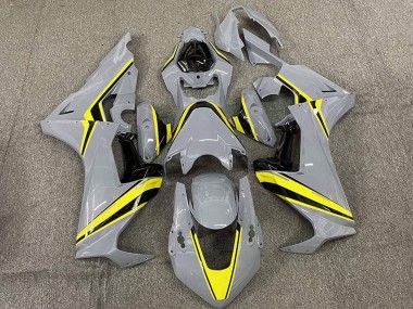 2017-2023 Honda CBR1000RR Motorcycle Fairings - Nardo Grey with Yellow Stripe Canada