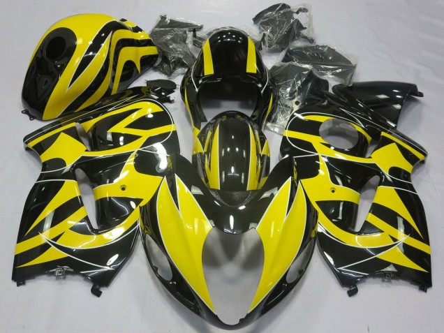 1996-2007 Suzuki GSXR 1300 Motorcycle Fairings - Yellow Black Canada