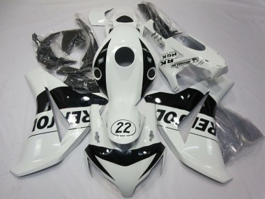 2008-2011 Honda CBR1000RR Motorcycle Fairings - White Glossy Black Repsol 22 Canada