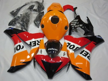 2008-2011 Honda CBR1000RR Motorcycle Fairing Kits - Orange White Red Glossy Black Repsol Canada