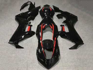 2017-2023 Honda CBR1000RR Motorcycle Fairings - Glossy Black with Red Lining Canada