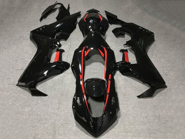 2017-2023 Honda CBR1000RR Motorcycle Fairings - Glossy Black with Red Lining Canada