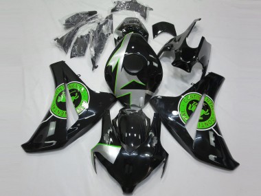 2008-2011 Honda CBR1000RR Motorcycle Fairings - Silver Green Glossy Black Canada