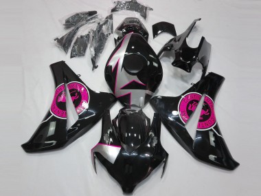 2008-2011 Honda CBR1000RR Motorcycle Fairings - Silver Pink Glossy Black Canada