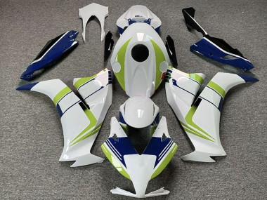 2012-2016 Honda CBR1000RR Motorcycle Fairings - White Green Blue Canada
