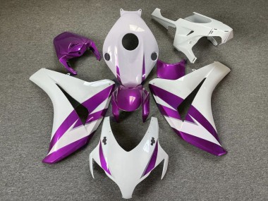 2008-2011 Honda CBR1000RR Motorcycle Fairings - White Purple Canada