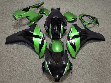 2008-2011 Honda CBR1000RR Motorcycle Fairing - Green Glossy Black Canada