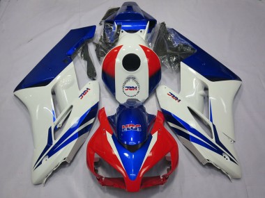 2004-2005 Honda CBR1000RR Motorcycle Fairings - White Blue Red HRC OEM Style Canada