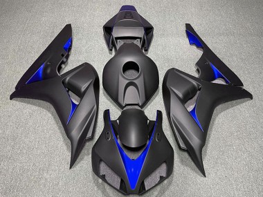 2006-2007 Honda CBR1000RR Motorcycle Fairings - Matte Black Blue Canada