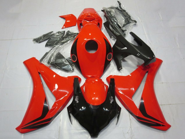 2008-2011 Honda CBR1000RR Motorcycle Fairings - Red Glossy Black Canada