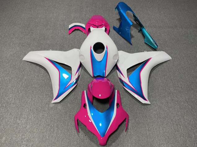 2008-2011 Honda CBR1000RR Motorcycle Fairings - White Blue Pink Canada