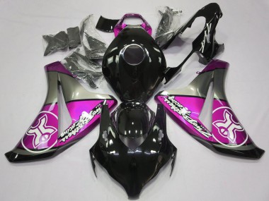 2008-2011 Honda CBR1000RR Motorcycle Fairings - Grey Pink Glossy Black Canada