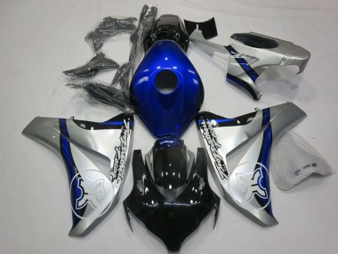 2008-2011 Honda CBR1000RR Motorcycle Fairings - Silver Blue Glossy Black Canada